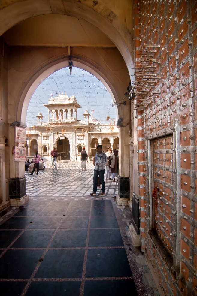 The Outer Courtyard of the Rat Temple- Another view